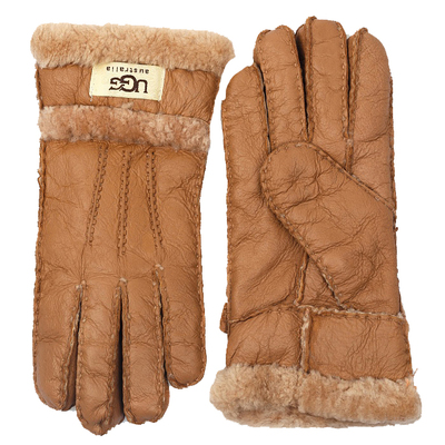 Перчатки UGG Gloves Three Rays Chestnut 