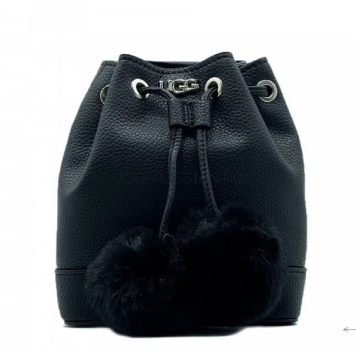 UGG Aaliyah Bucket Crossbody Pom Black