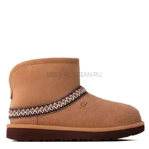 UGG Classic Mini Crescent Chestnut