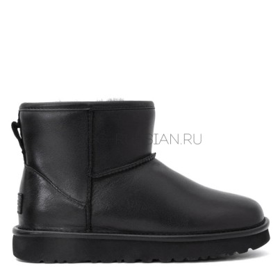 Classic Mini II Black Leather