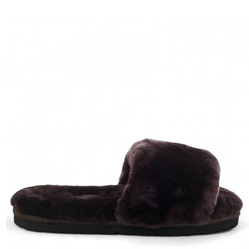 UGG Fluff Slide Slippers Chocolate