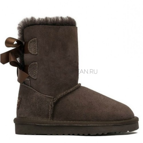 UGG Kids Bailey Bow Chocolate