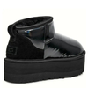 UGG Ultra Mini Platforma High Shine Black