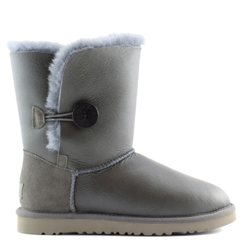 UGG Bailey Button Metallic Grey