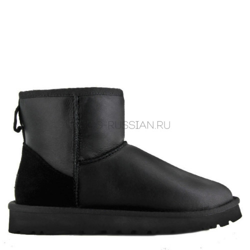 UGG Classic Mini Metallic Black