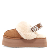 Funkette Suede Platform Chestnut