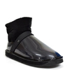 Clear Quilty Boots Black