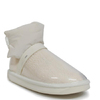 Clear Quilty Boots White