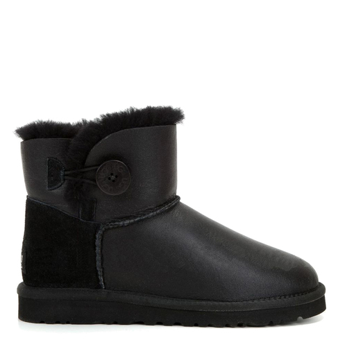 UGG Bailey Button Mini Metallic Black