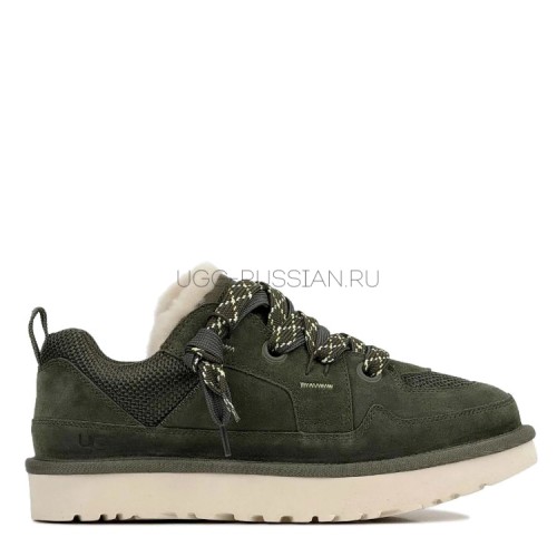 Mens Lowmel Low Sneaker Dark Green