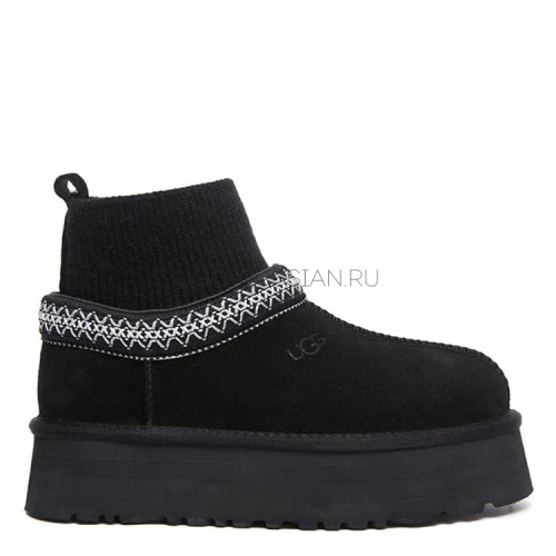 UGG Tazz Knit Platform Black