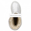 UGG Classic Short Sparkles Silver