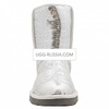 UGG Classic Short Sparkles Silver