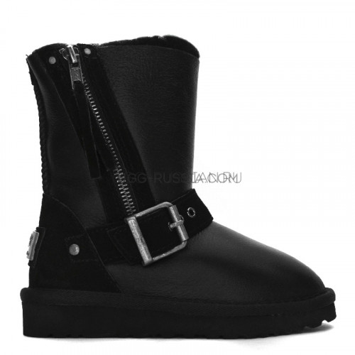 UGG Classic Short Blaise Metallic Black