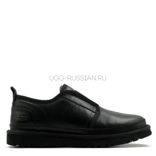 Men's Low Flex Leather Black
