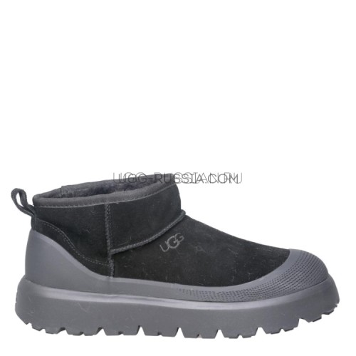 UGG Mens Ultra Mini Hybrid Black