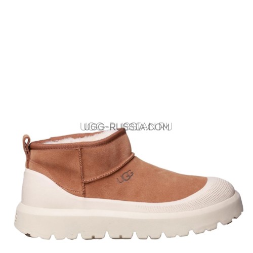 UGG Mens Ultra Mini Hybrid Chestnut