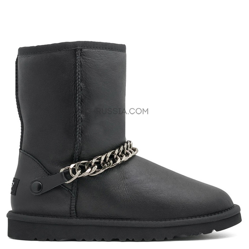 UGG Classic Short Metallic Black Santini