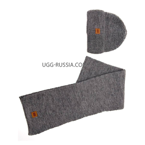 Комплект шапка и шарф Grey