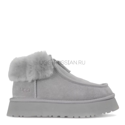 UGG Funkette Platform Boots Grey Violet