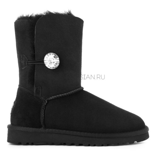 UGG Bailey Button Bling Black