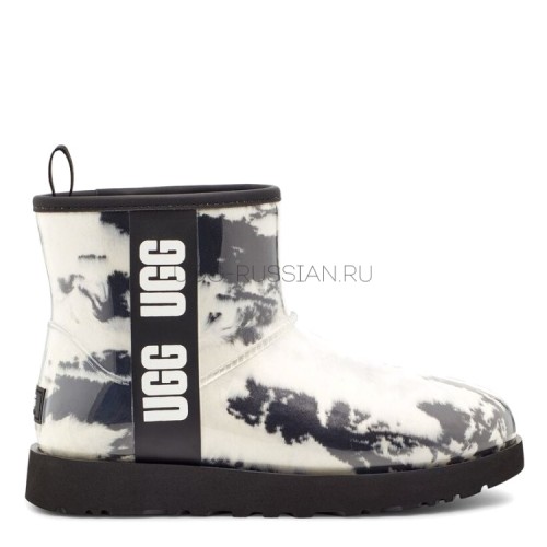 UGG Classic Clear Mini Marble Black