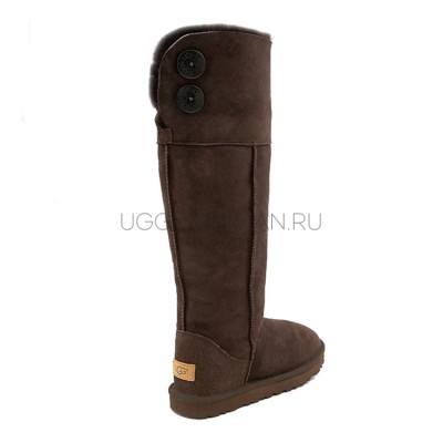 Over The Knee Bailey Button 2 Chocolate