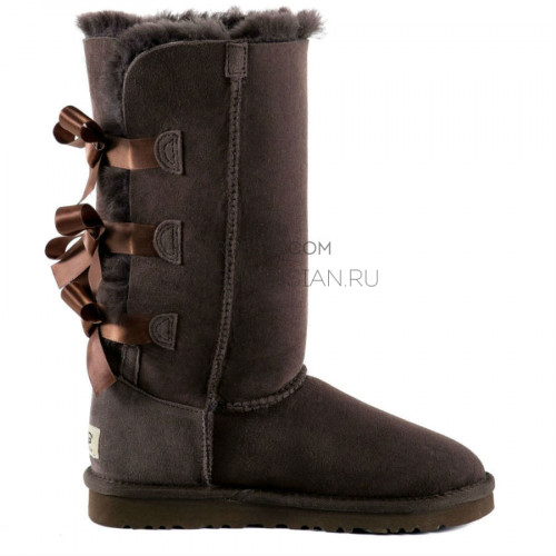 UGG Bailey Bow Tall Chocolate