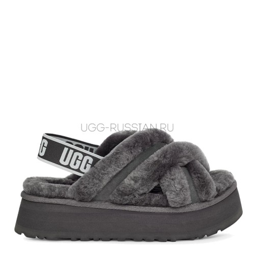 UGG Disco Color Slide Charcoal
