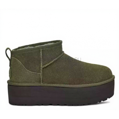 UGG Classic Ultra Mini Platform Burnt Olive