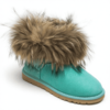 UGG Mini Fox Fur Aqua