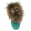 UGG Mini Fox Fur Aqua