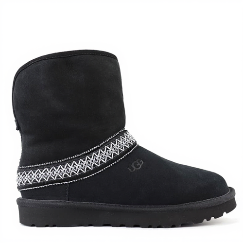 UGG Classic Short Crescent Black