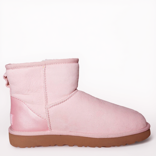 UGG Classic Mini Metallic Seashell Pink